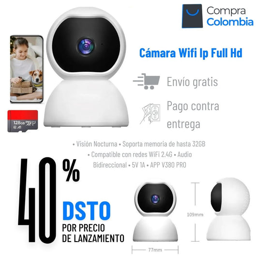 Cámara WiFi Ip Full HD